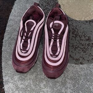 Nike kids Maroon and Light Pink Sneakers